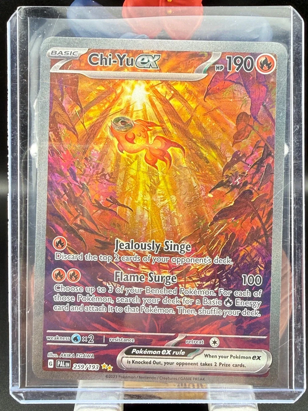 Chi-Yu ex 259/193 Special Illustration Rare Paldea Evolved Pokemon Holo NM/M